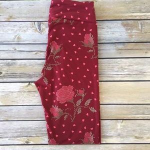 LuLaRoe OS Leggings (Valentine)